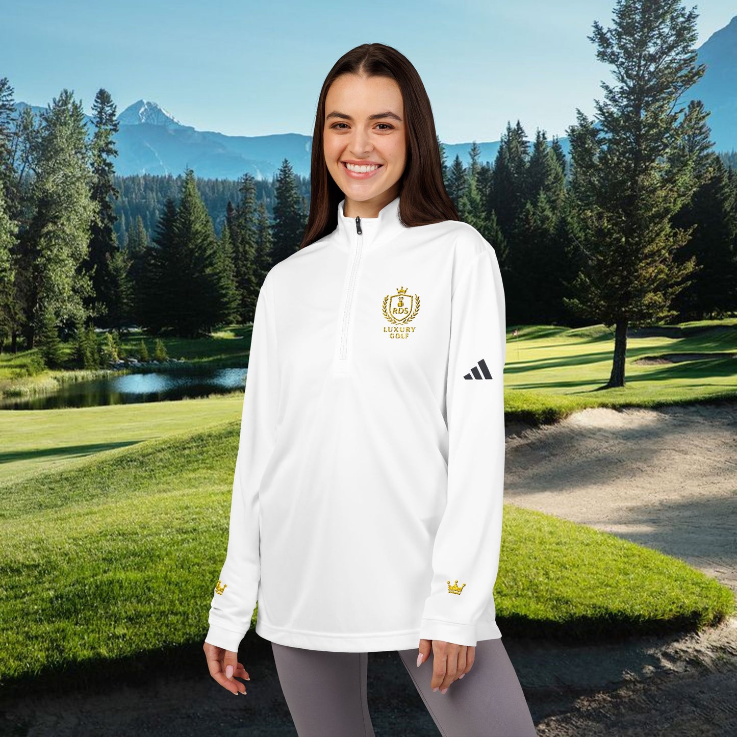 RDS Luxury Golf x adidas® – Quarter-Zip Pullover
