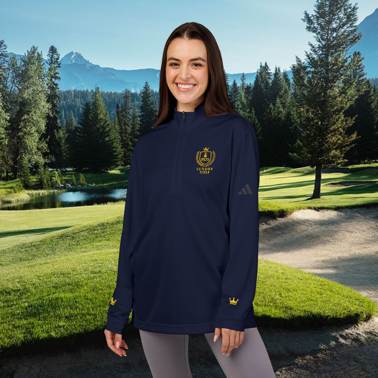 RDS Luxury Golf x adidas® – Quarter-Zip Pullover