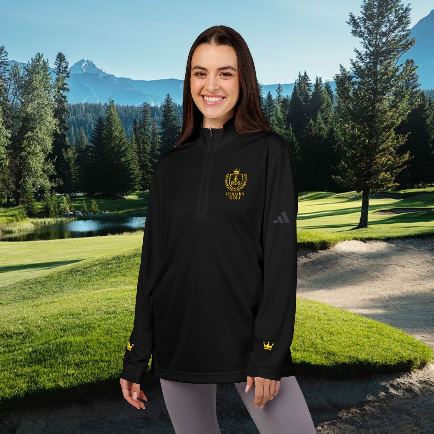 RDS Luxury Golf x adidas® – Quarter-Zip Pullover