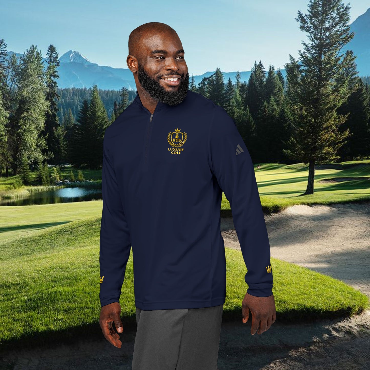 RDS Luxury Golf x adidas® – Quarter-Zip Pullover