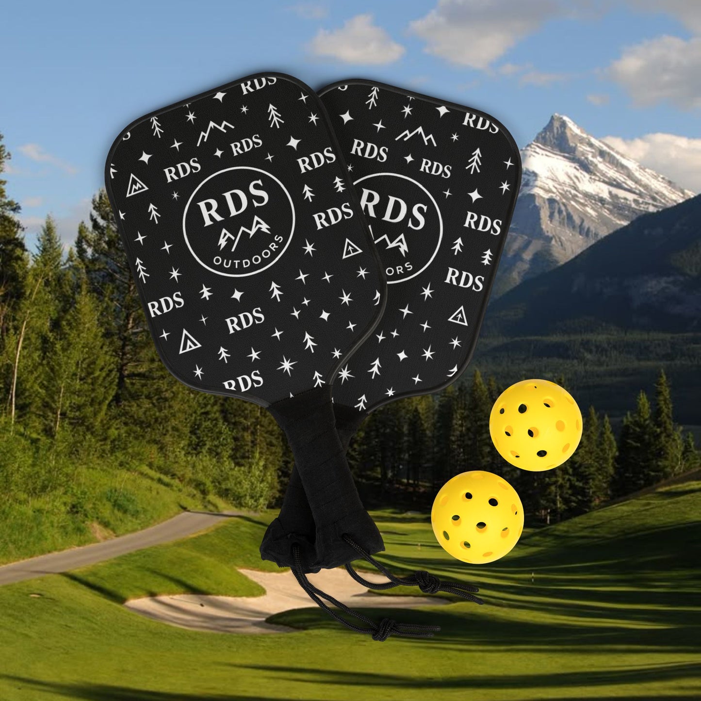 RDS Vintage Luxury Outdoors Pickleball Set