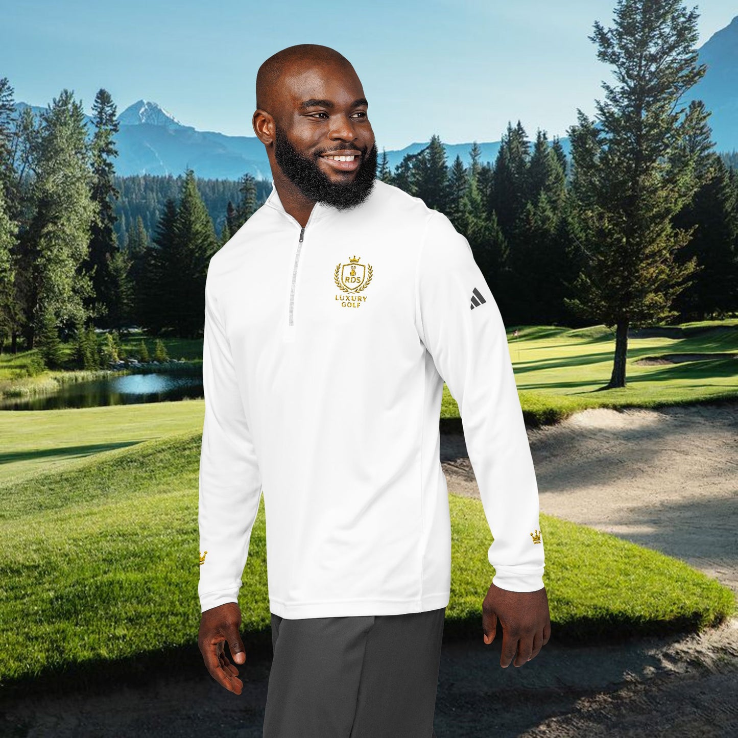 RDS Luxury Golf x adidas® – Quarter-Zip Pullover