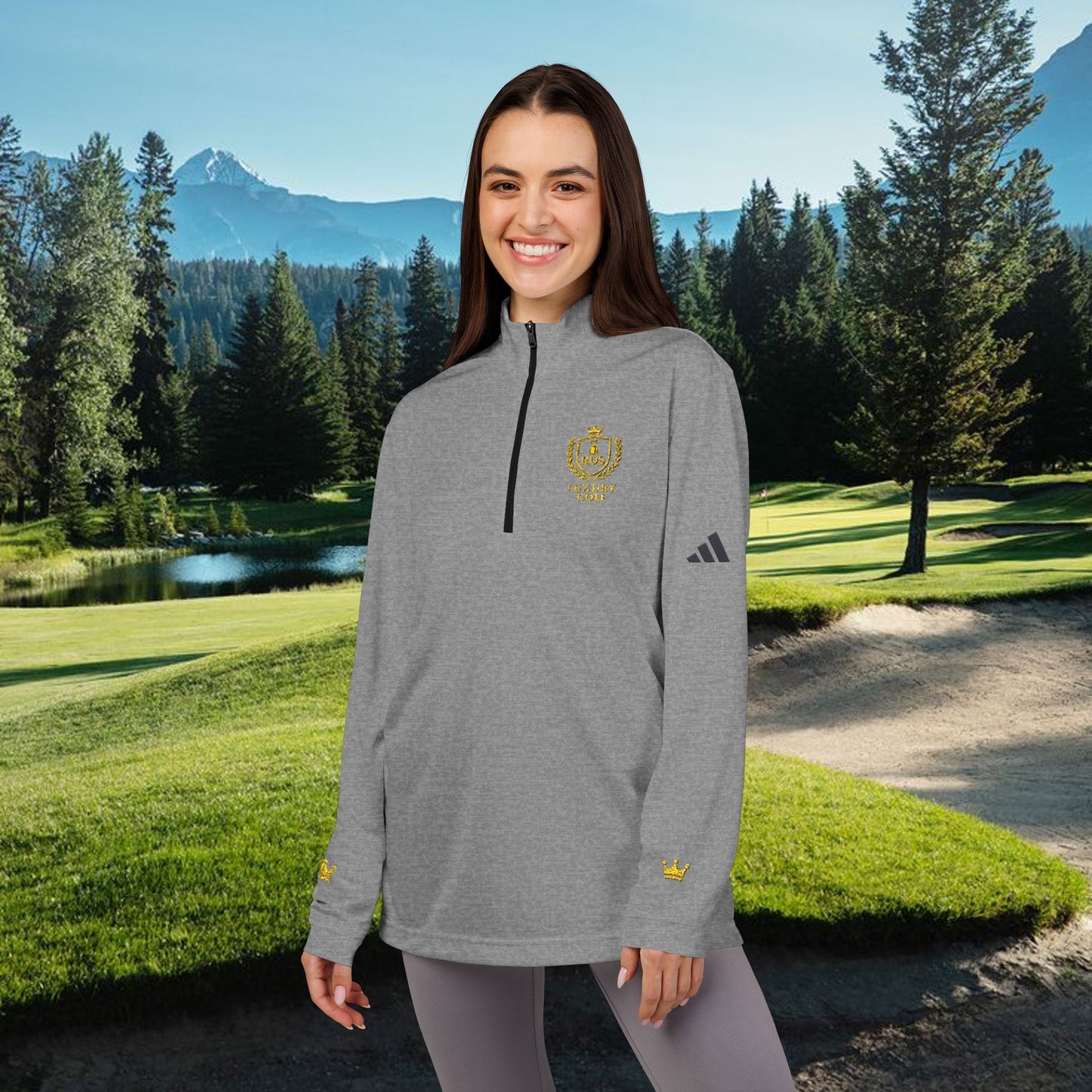 RDS Luxury Golf x adidas® – Quarter-Zip Pullover