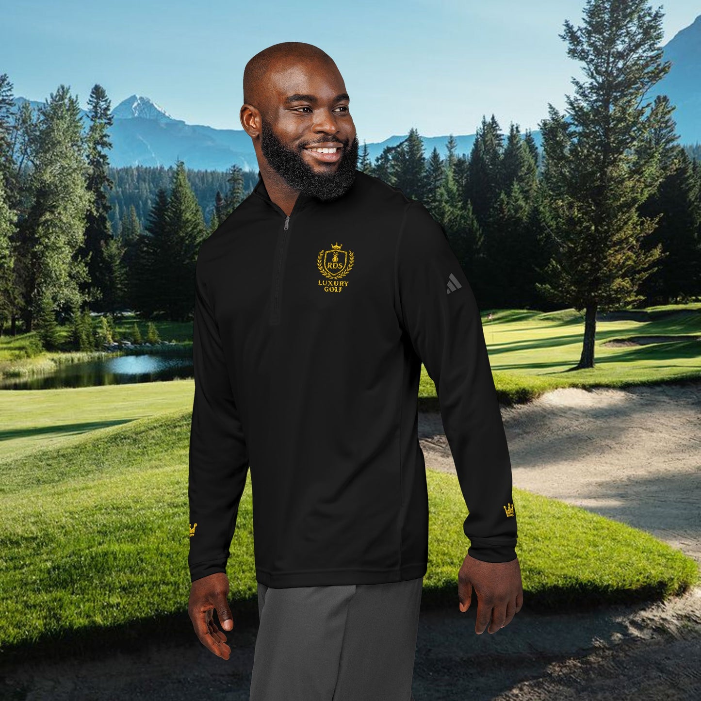 RDS Luxury Golf x adidas® – Quarter-Zip Pullover